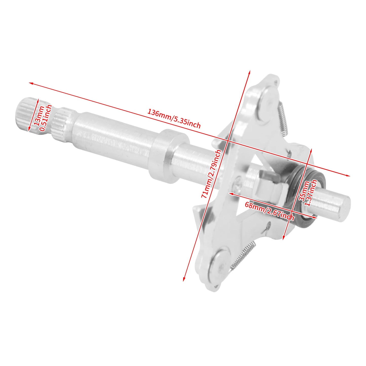 Mactions Chrome Gear Shifter Shaft For Harley Sportster Iron