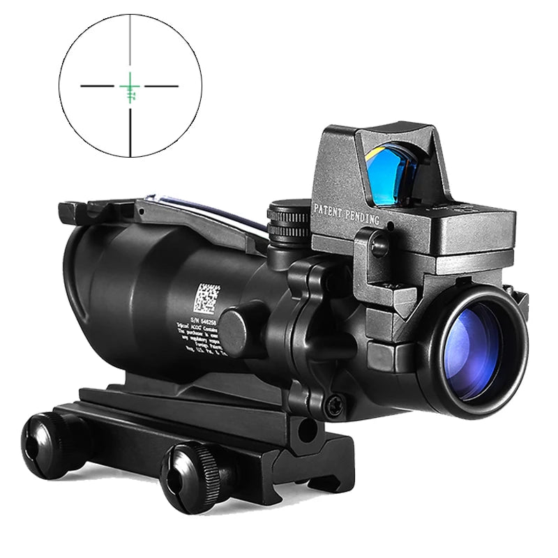 Nabila Adjustable Red Dot And 4x Scope For 20mm RifleRail