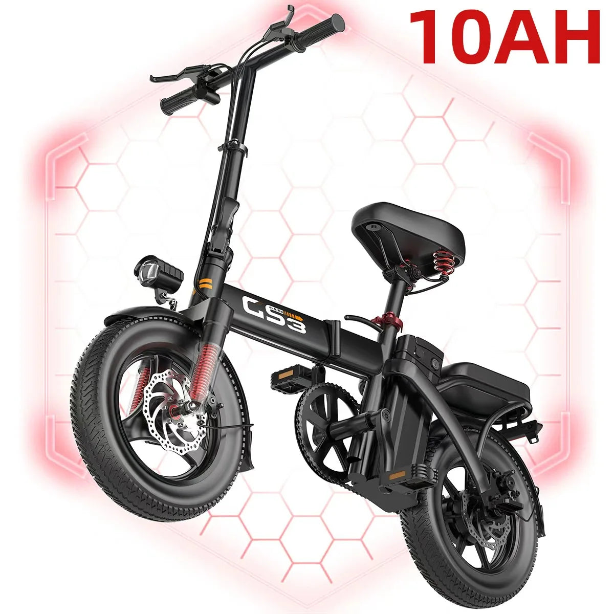 UPlee GS3 14 Inch Lightweight Folding Electric Bike