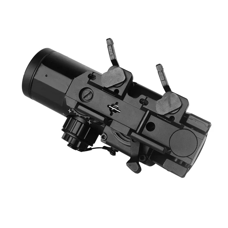 Bestsight 1x-4x Fixed Dual Purpose Rifle Scope With Mini Red Dot Sight Hunting