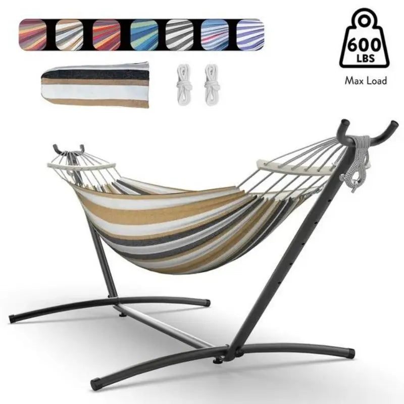 Gyroor Heavy Duty Adjustable Stand Hammock With Storage