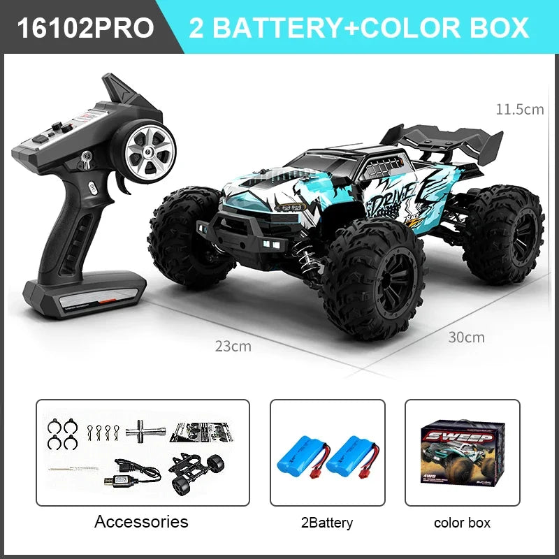 WDSZKMYF High Speed 4WD RC Car Brushless Off Road Truck