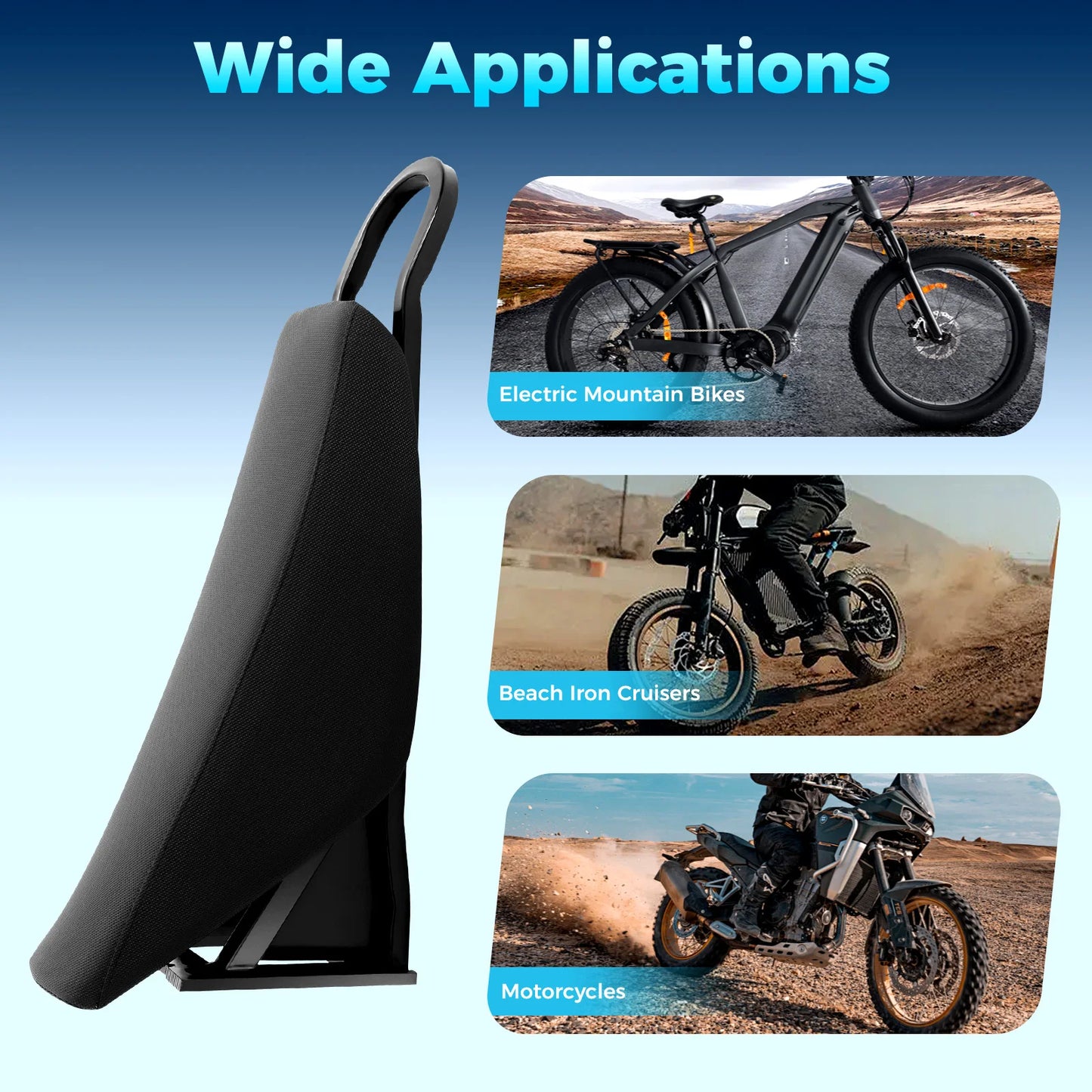 Stealth Frame Motorcycle Rear Saddle For Bike