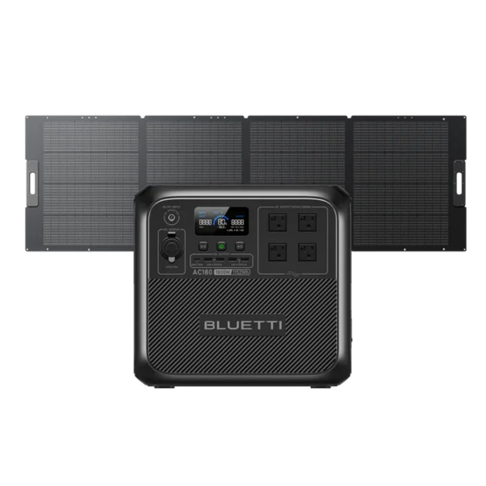 BLUETTI AC180 1800W 1152Wh Solar Portable Power Station