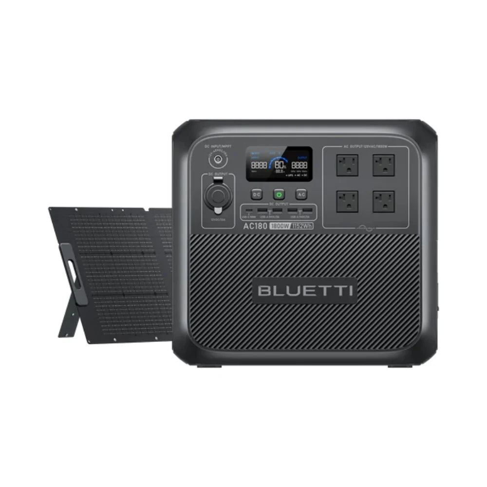 BLUETTI AC180 1800W 1152Wh Solar Portable Power Station