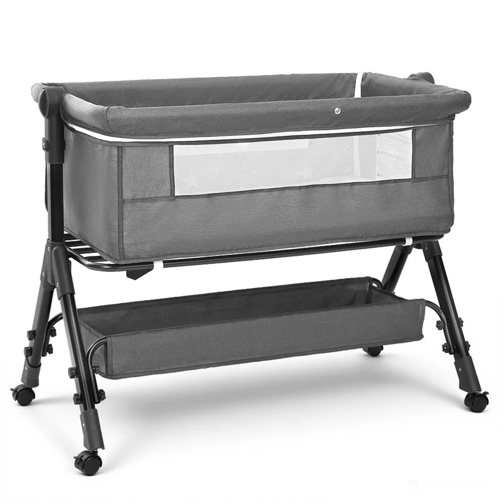 Portable 3 In 1 Foldable Baby Bassinet Bedside Sleeper Crib