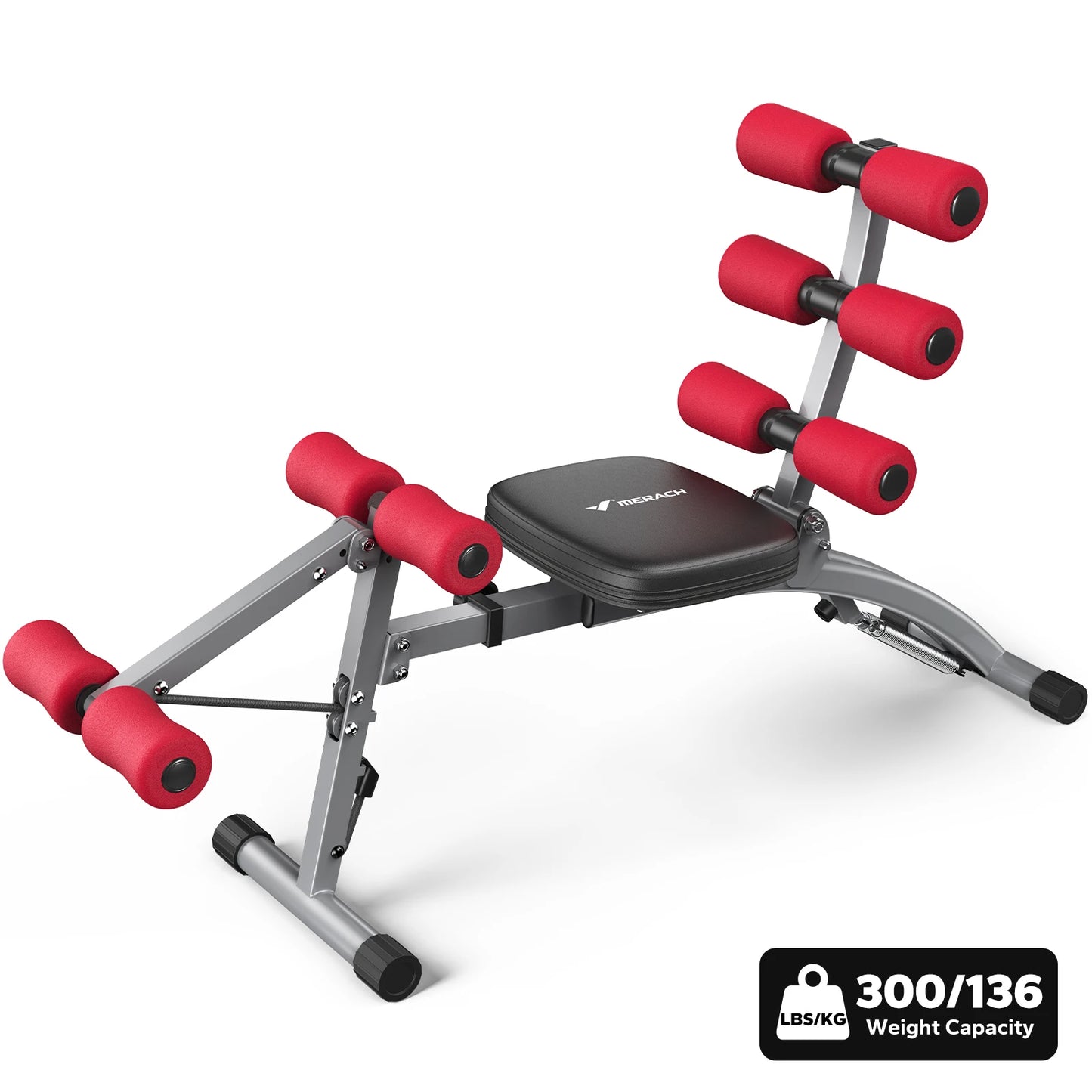 Merach Adjustable Multi-Functional Ab Machine Workout Bench