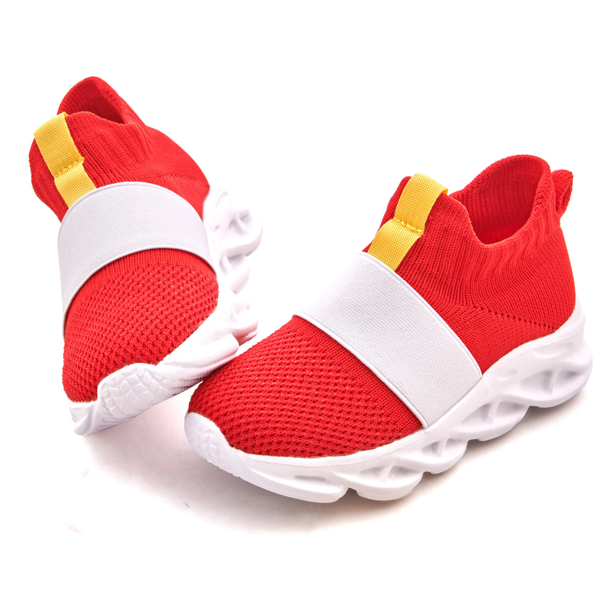 Sonic Cartoon Running Shoes Air Mesh Athletic Sneakers For Kids