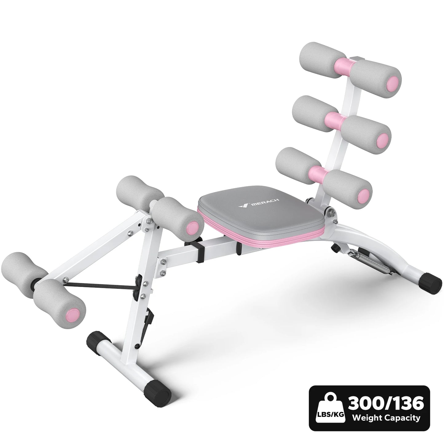 Merach Adjustable Multi-Functional Ab Machine Workout Bench