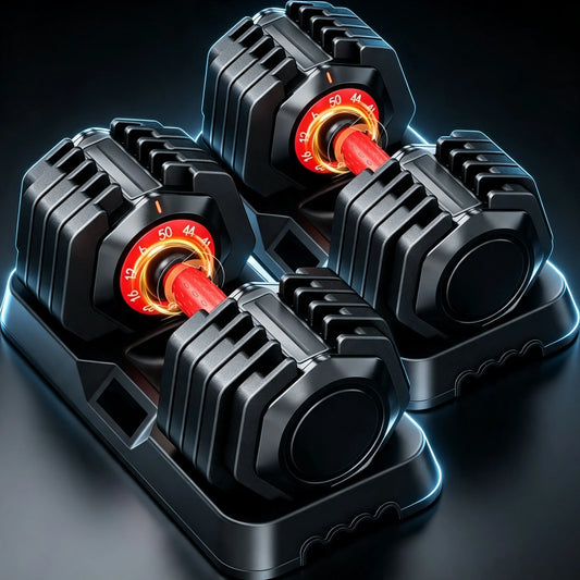 Adjustable Weight Dumbbell Set With Stand for Home Fitness And Strength Training