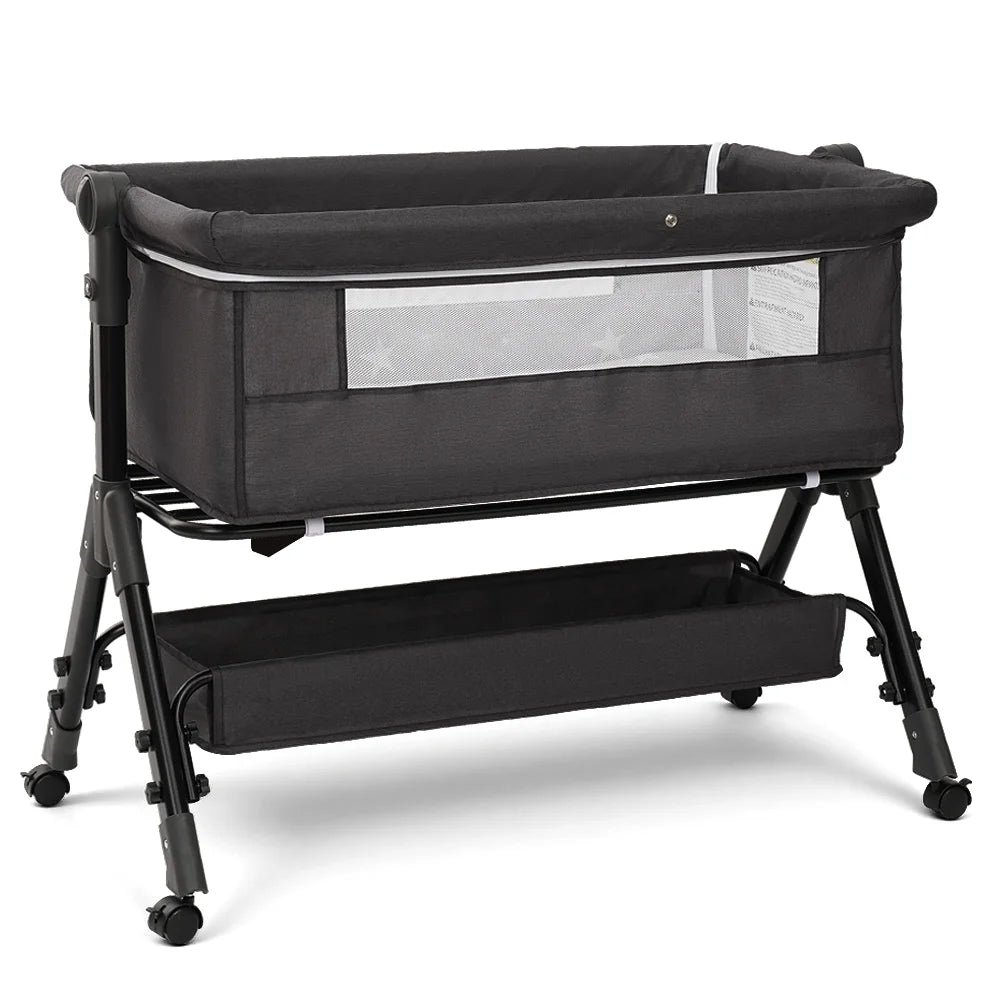 Portable 3 In 1 Foldable Baby Bassinet Bedside Sleeper Crib