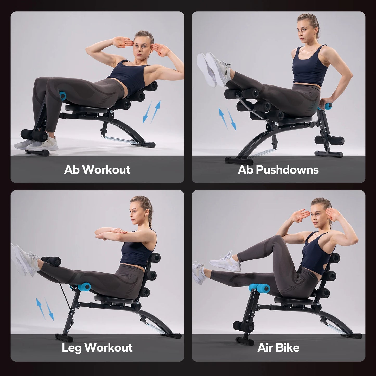 Merach Adjustable Multi-Functional Ab Machine Workout Bench