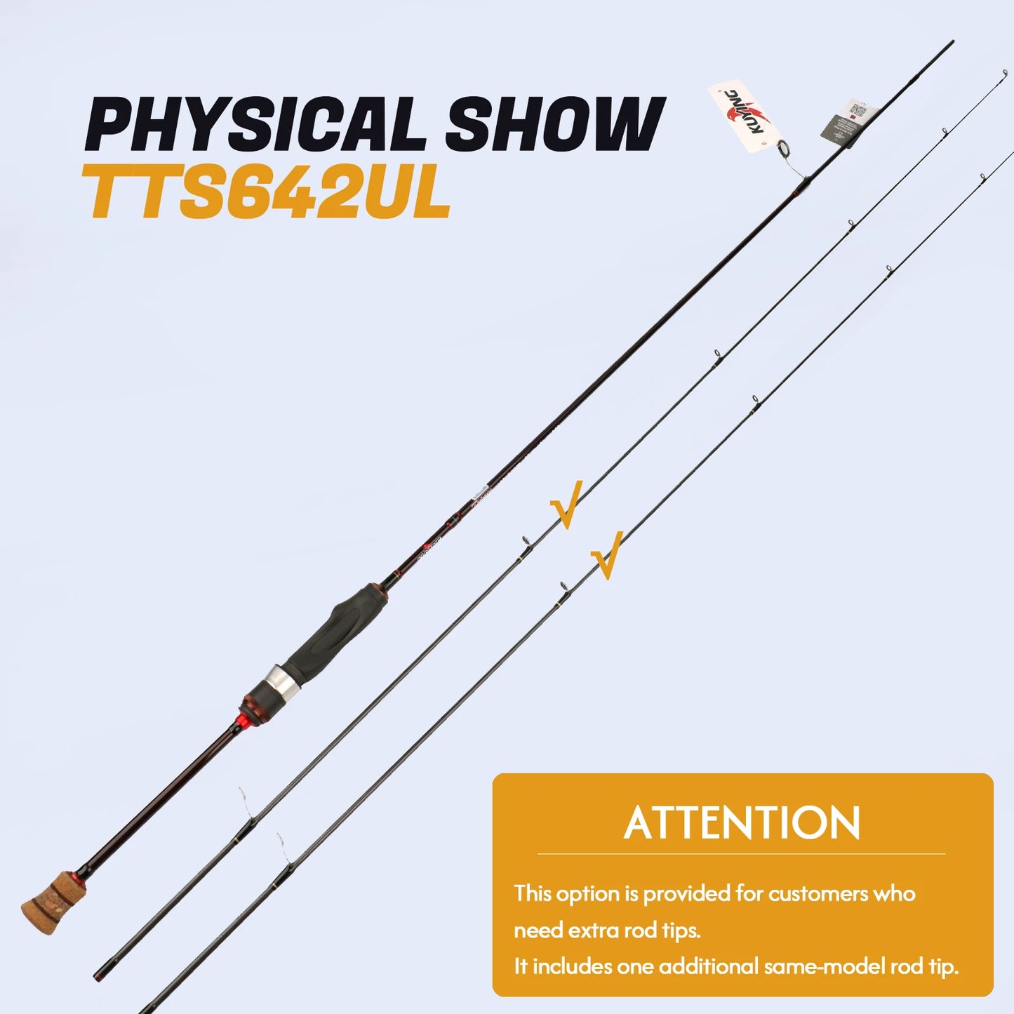 Kuying Lure Rod Carbon Baitcasting Spinning River Fishing Rod