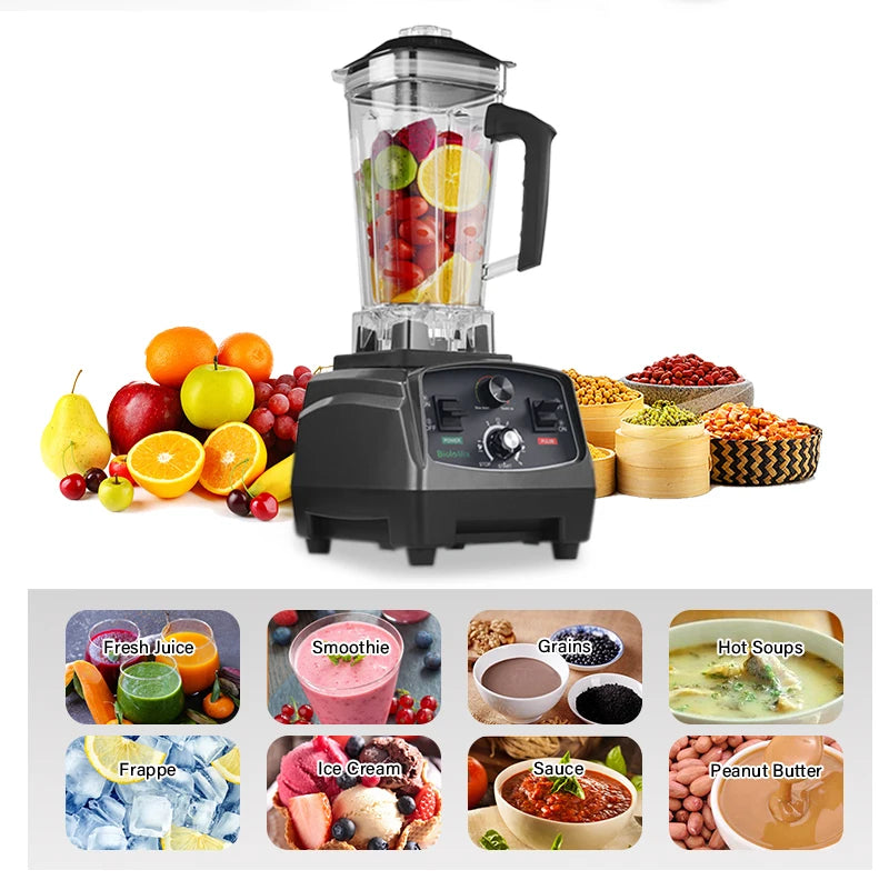 Biolomix 2200W Timer Blender Mixer T5200 Ice Crusher