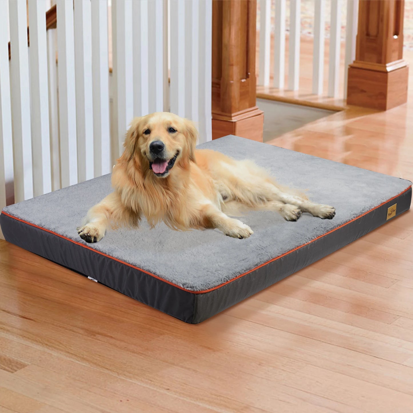 BINGOPAW Orthopedic Dog Bed Memory Foam Waterproof With Removable Cover