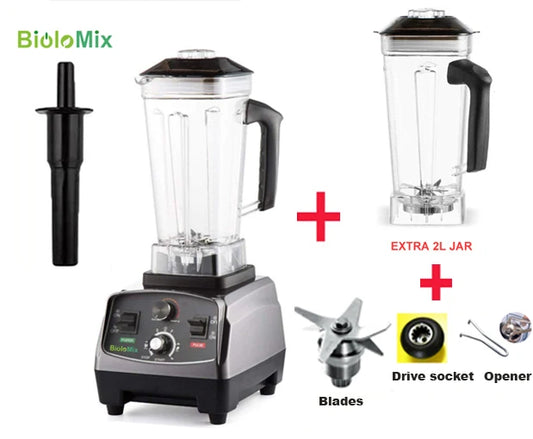 Biolomix 2200W Timer Blender Mixer T5200 Ice Crusher