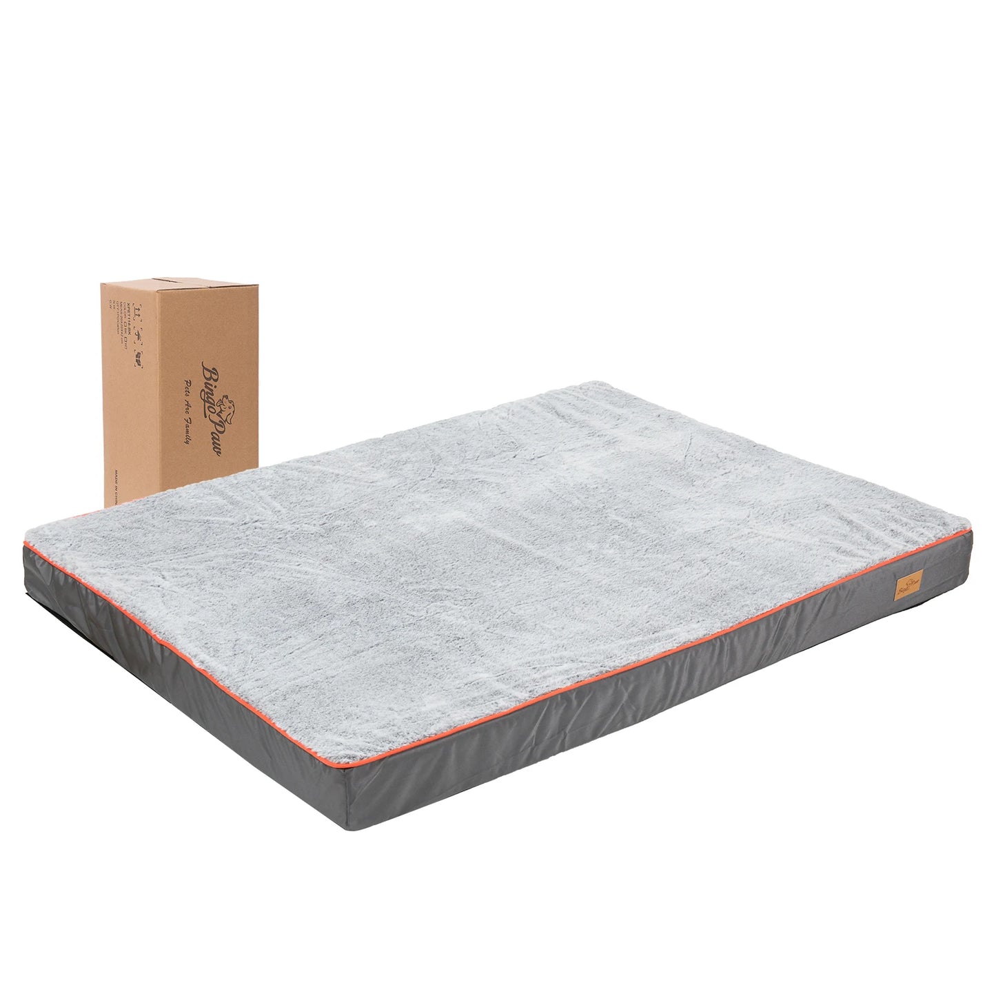 BINGOPAW Orthopedic Dog Bed Memory Foam Waterproof With Removable Cover