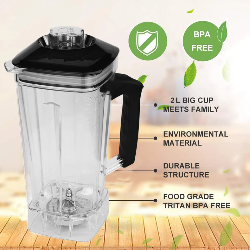 Biolomix 2200W Timer Blender Mixer T5200 Ice Crusher