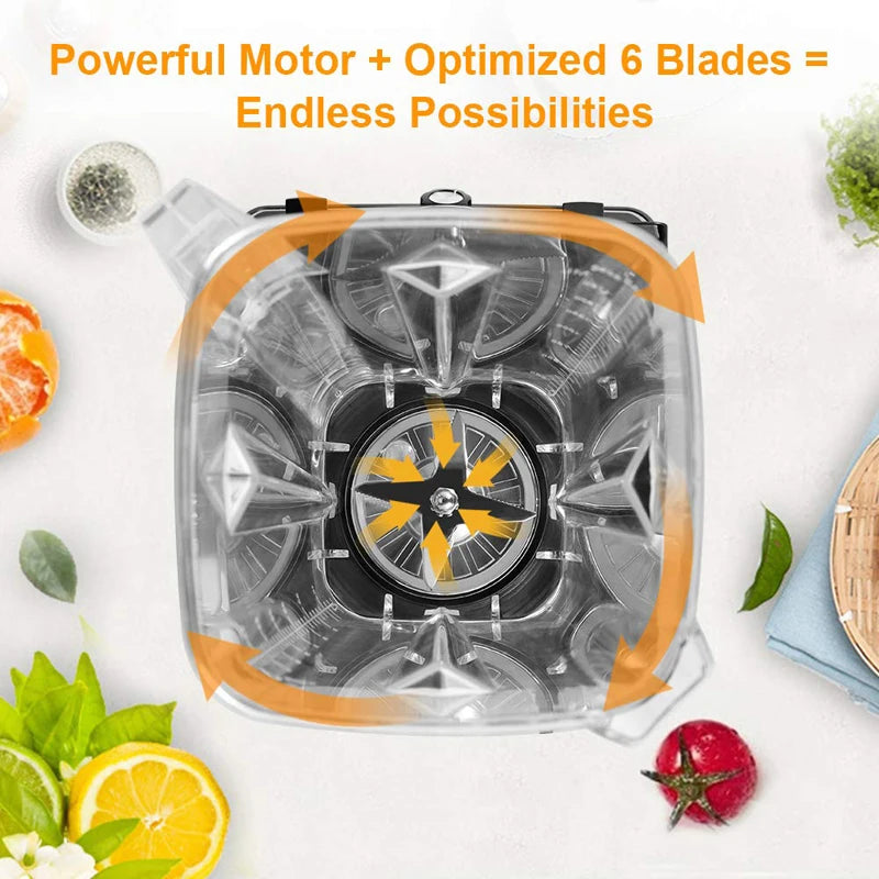 Biolomix 2200W Timer Blender Mixer T5200 Ice Crusher
