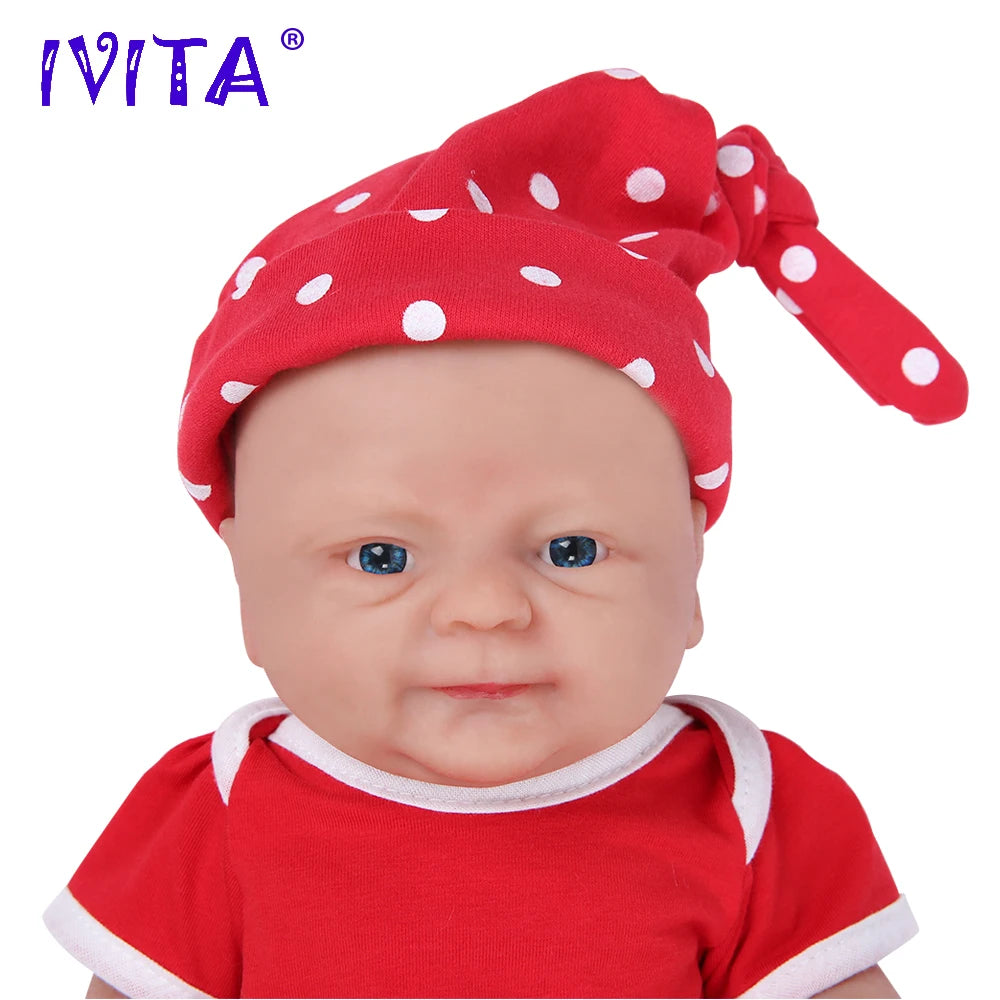 IVITA Full Body Silicone Bebe Reborn Doll Lifelike Baby