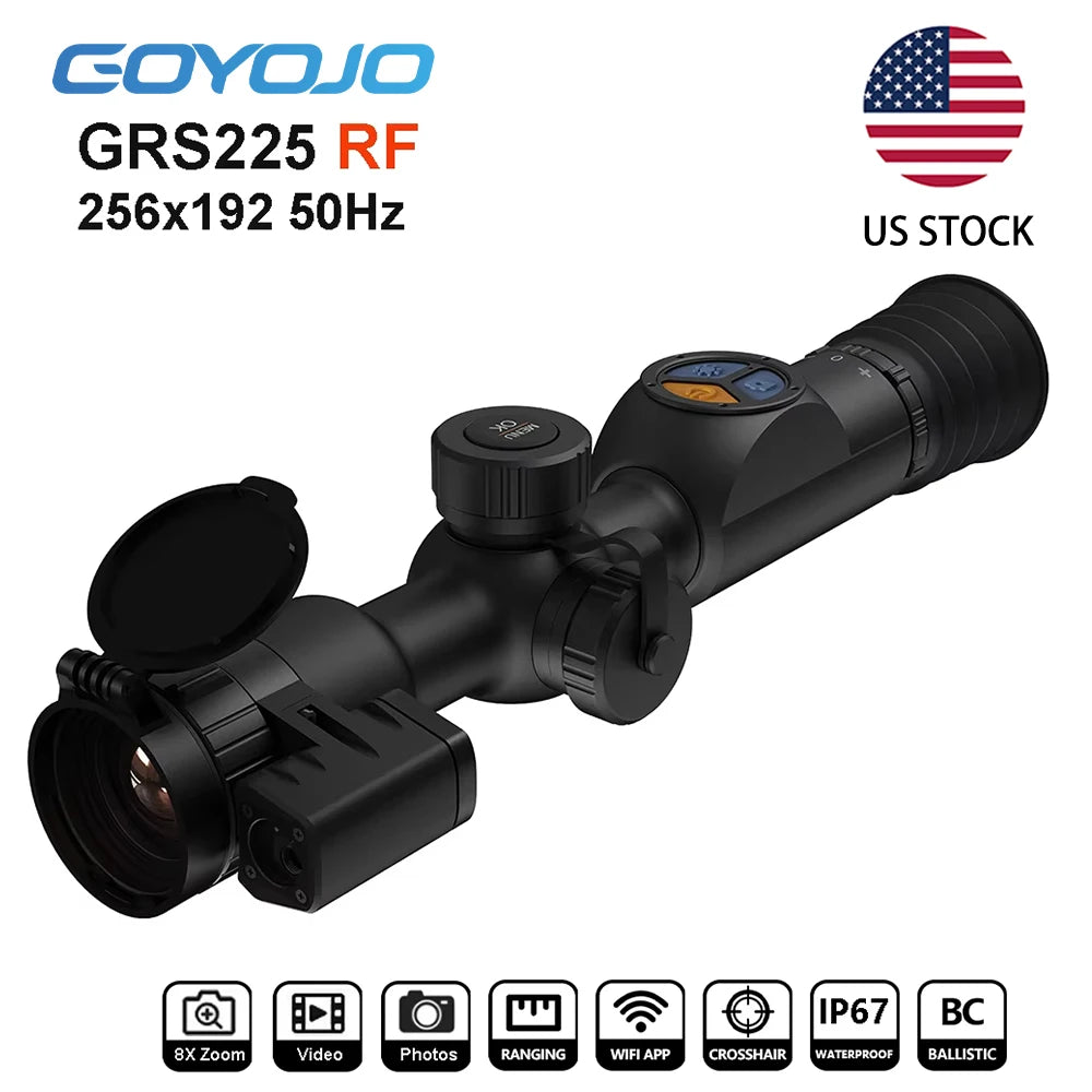 GOYOJO Digital Thermal Imaging Scope With Rangefinder And 1300m Vision