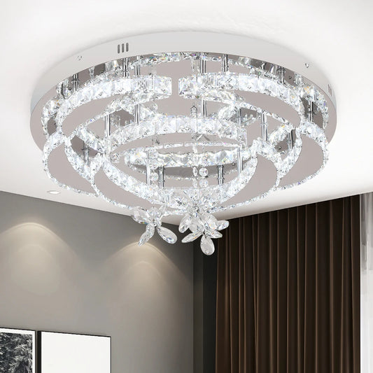 GreeLustr Luxury K9 Crystal Chandelier Modern Ceiling Pendant Light