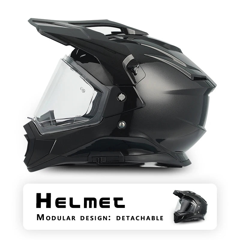 Off-Road Full Face ATV Motorcycle Helmet With Communication System