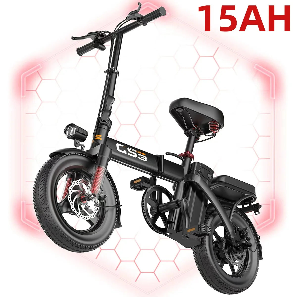 UPlee GS3 14 Inch Lightweight Folding Electric Bike