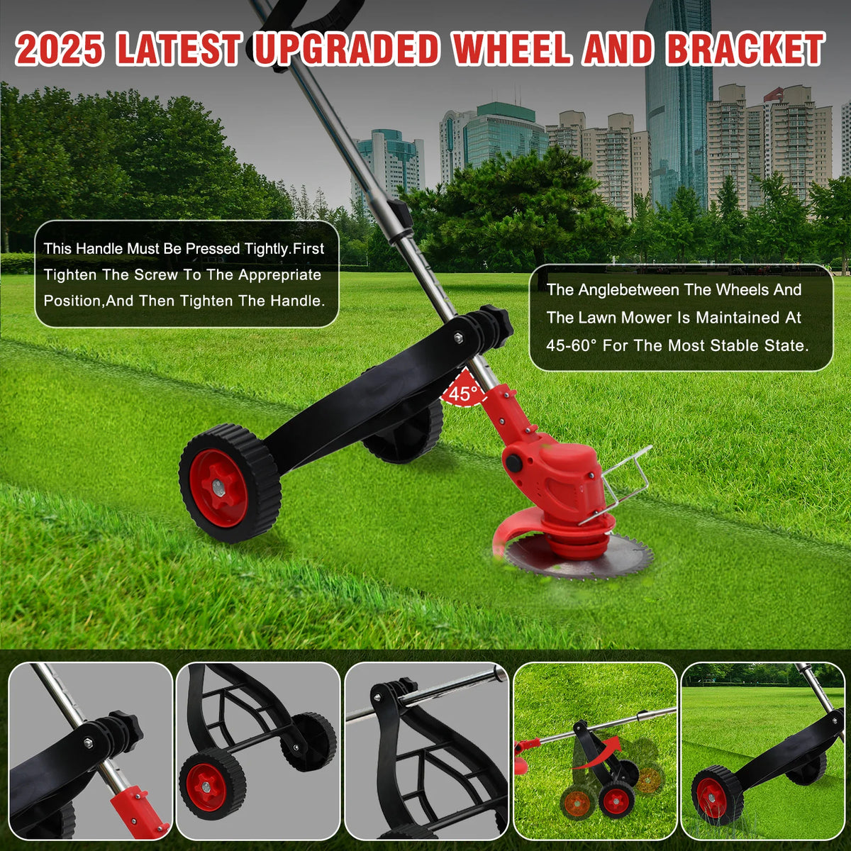 Cordless 21V Electric Grass Trimmer And Brush Cutter For Lawns