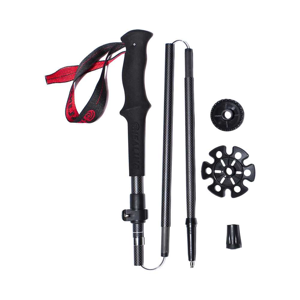 OKHEALING Ultralight Carbon Fiber Hiking Trekking Poles