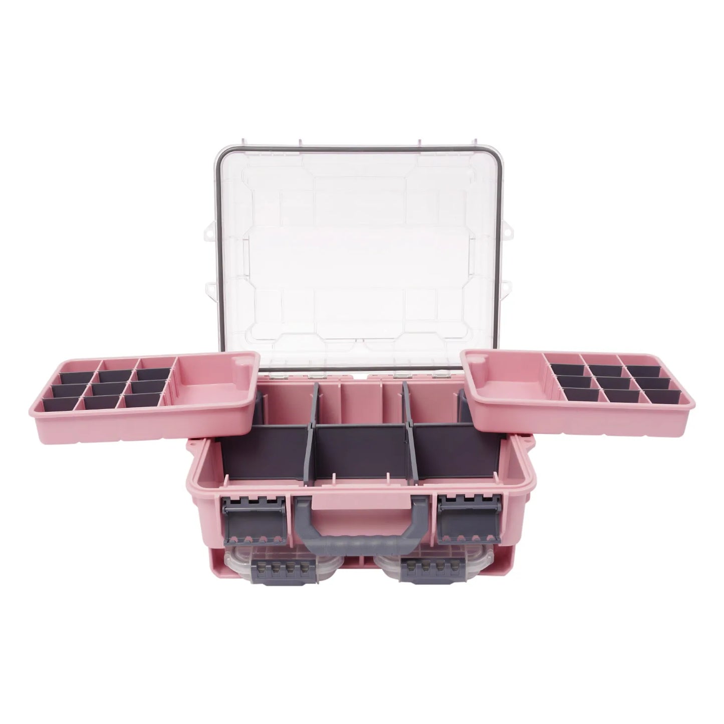 Fishing Tackle Storage Box With Removable Slots Waterproof
