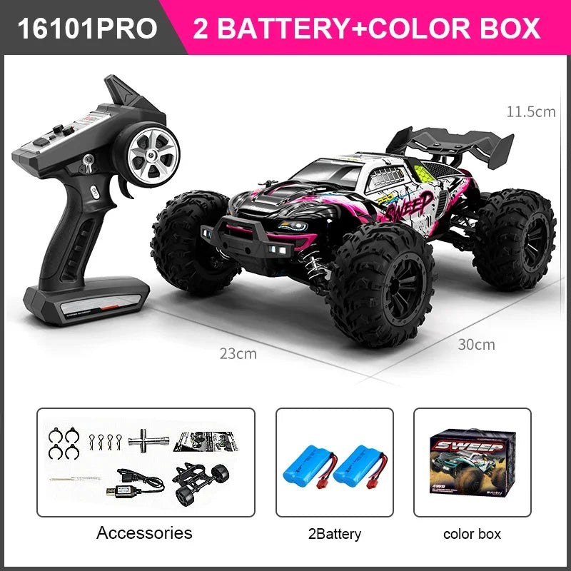 WDSZKMYF High Speed 4WD RC Car Brushless Off Road Truck
