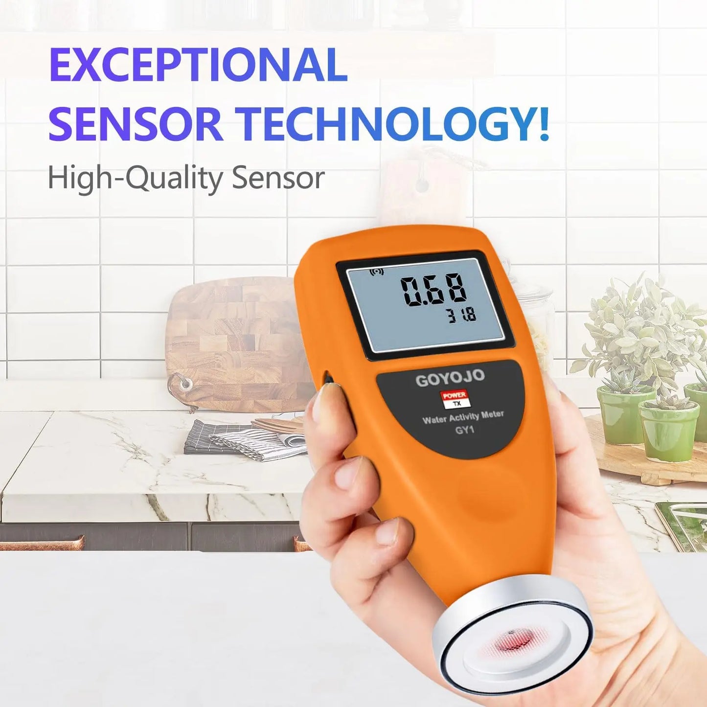 GOYOJO Water Activity Meter For Food Jerky Dried Fruit Grain