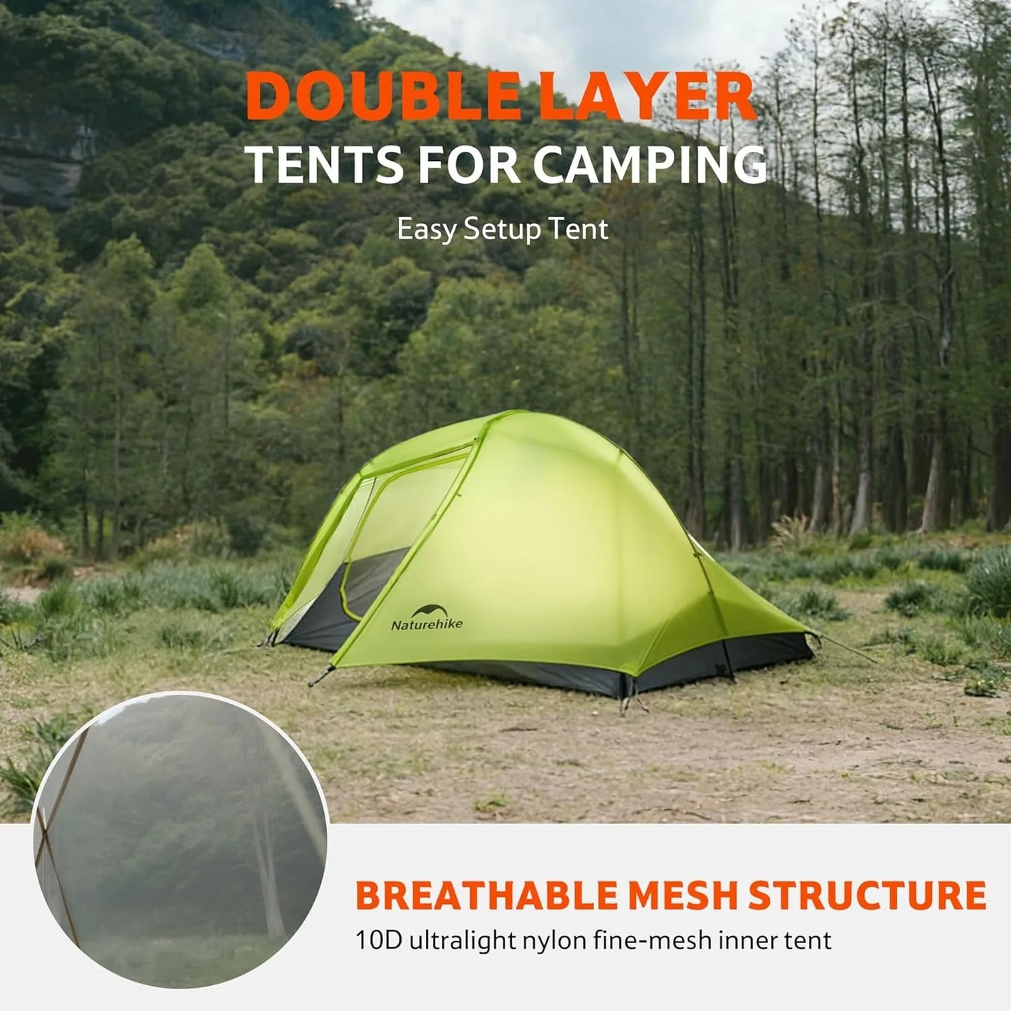 Naturehike Star Trail EXT Two Person Ultralight Backpacking Tent