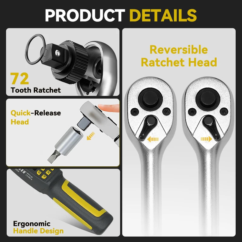 Waxtron Digital Torque Wrench Professional 2 Percent Accuracy For Auto