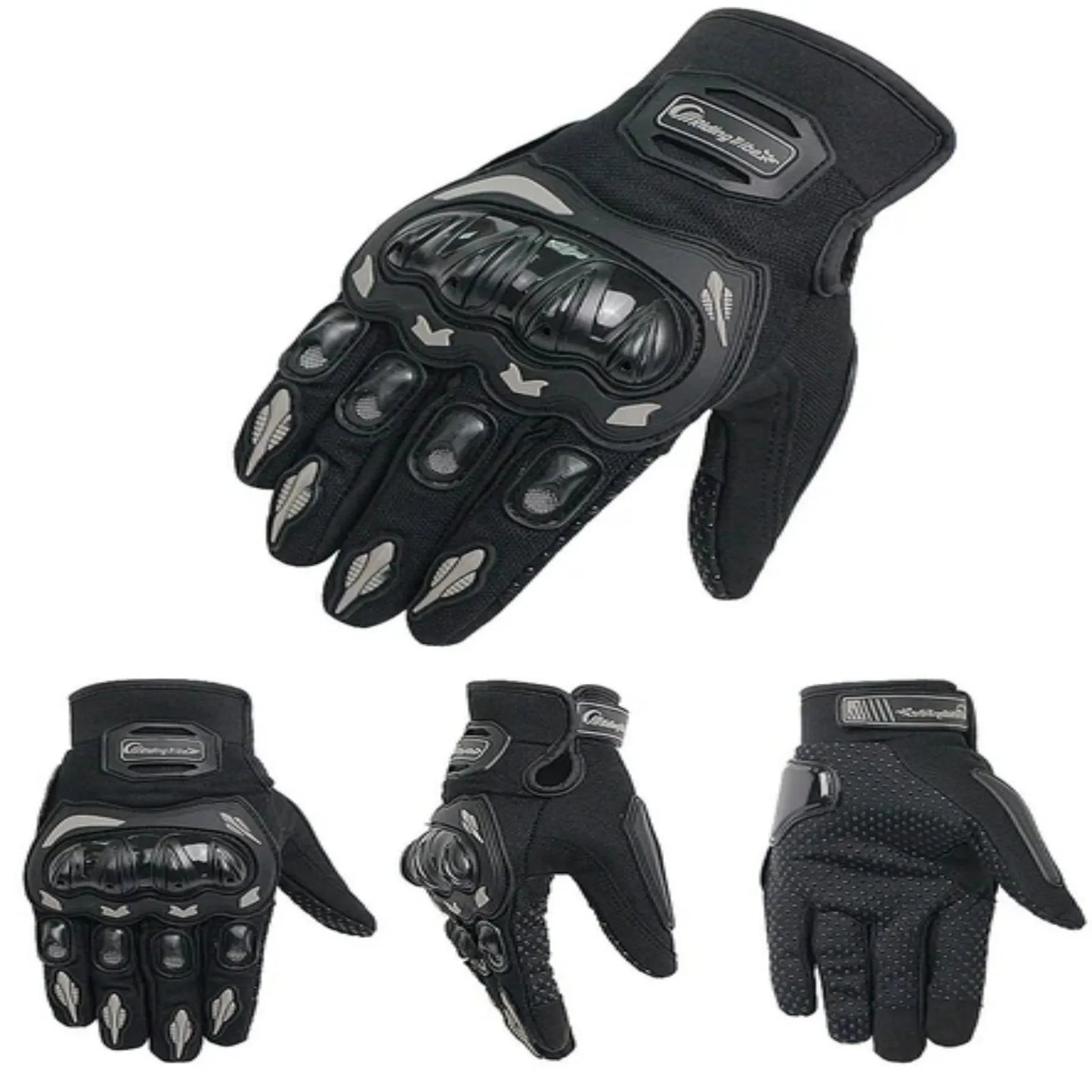 Nylon And Cotton Full Finger Motocross Racing Motorcycle Gloves