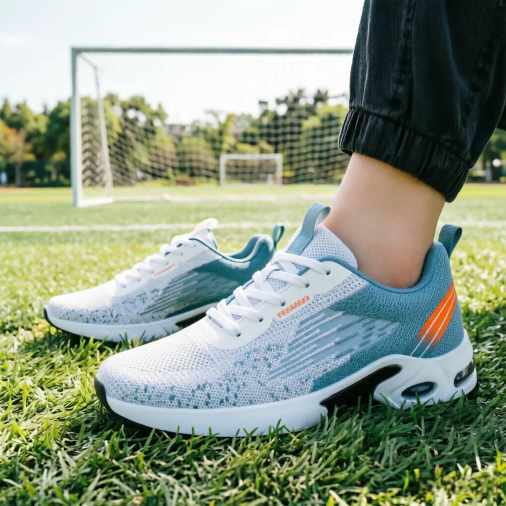 Mens Running Shoes Breathable Mesh Air Cushion For Gym