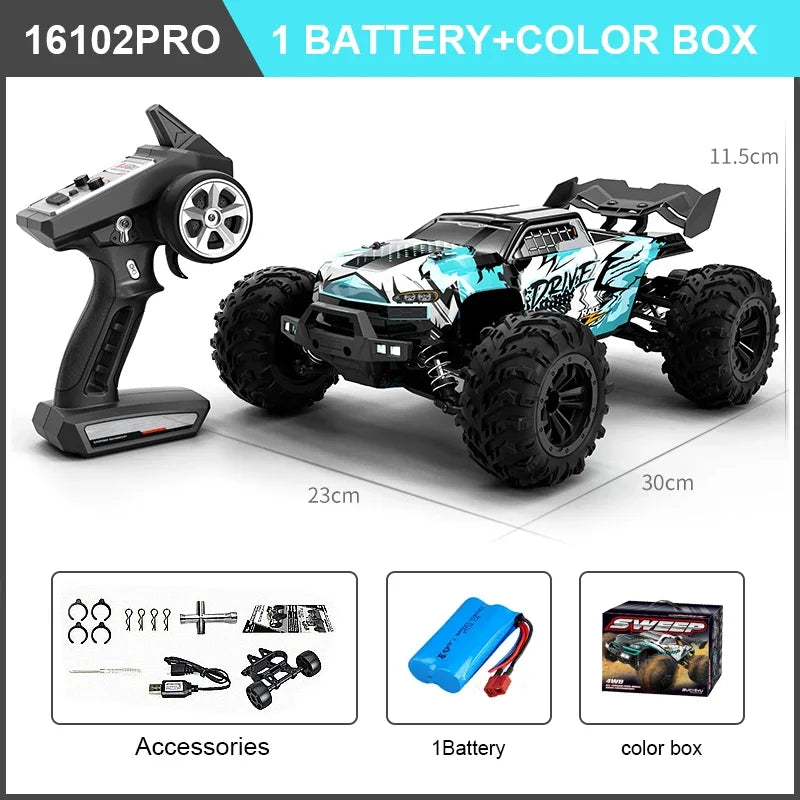 WDSZKMYF High Speed 4WD RC Car Brushless Off Road Truck
