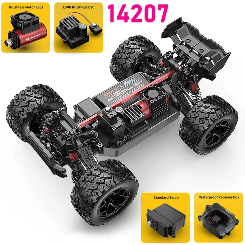 Jyscend Hyper Go 1/14 Brushless 4WD RC Car Remote Control