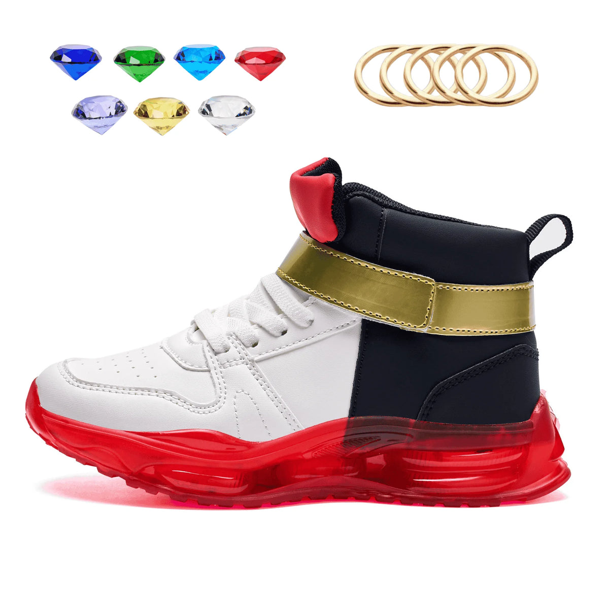 Shadow Athletic Sneakers For Kids Boys Leather Running Shoes