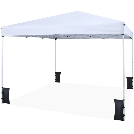 HOMASIS Pop Up Canopy Tent With Carry Bag And Accessories