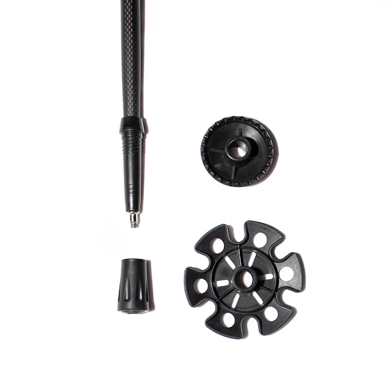 OKHEALING Ultralight Carbon Fiber Hiking Trekking Poles