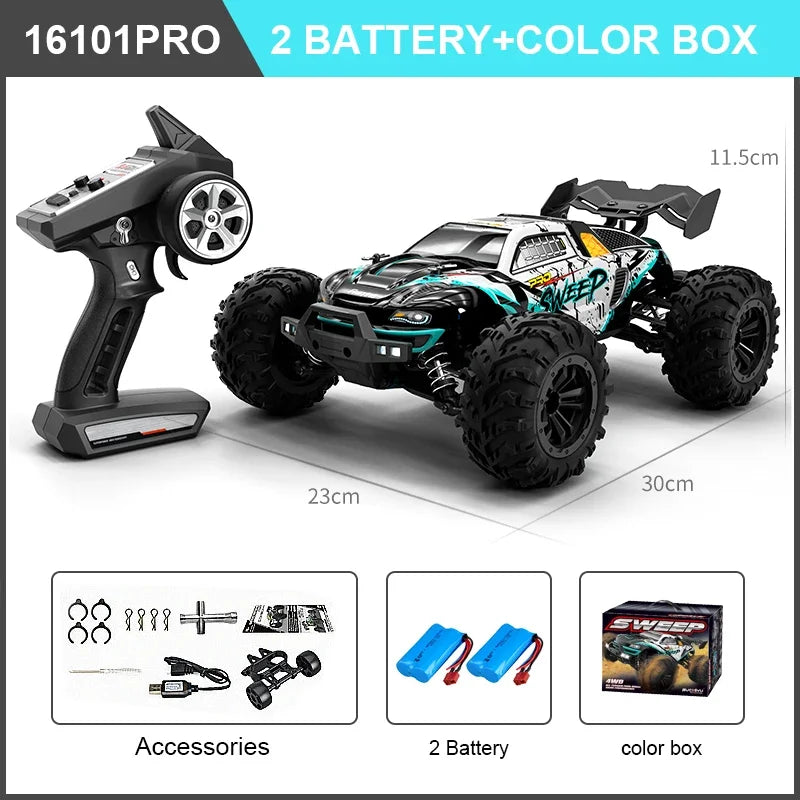 WDSZKMYF High Speed 4WD RC Car Brushless Off Road Truck