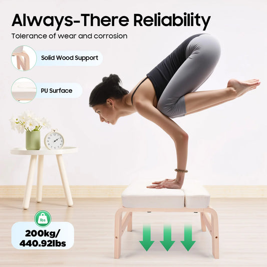 U Shape Yoga Headstand Inversion Bench For Home Gym
