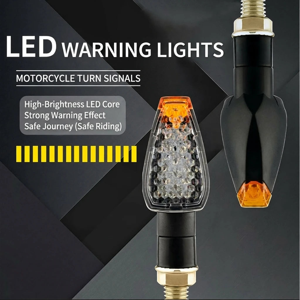 Universal IP67 LED Turn Signal Indicator Light 2 Pcs