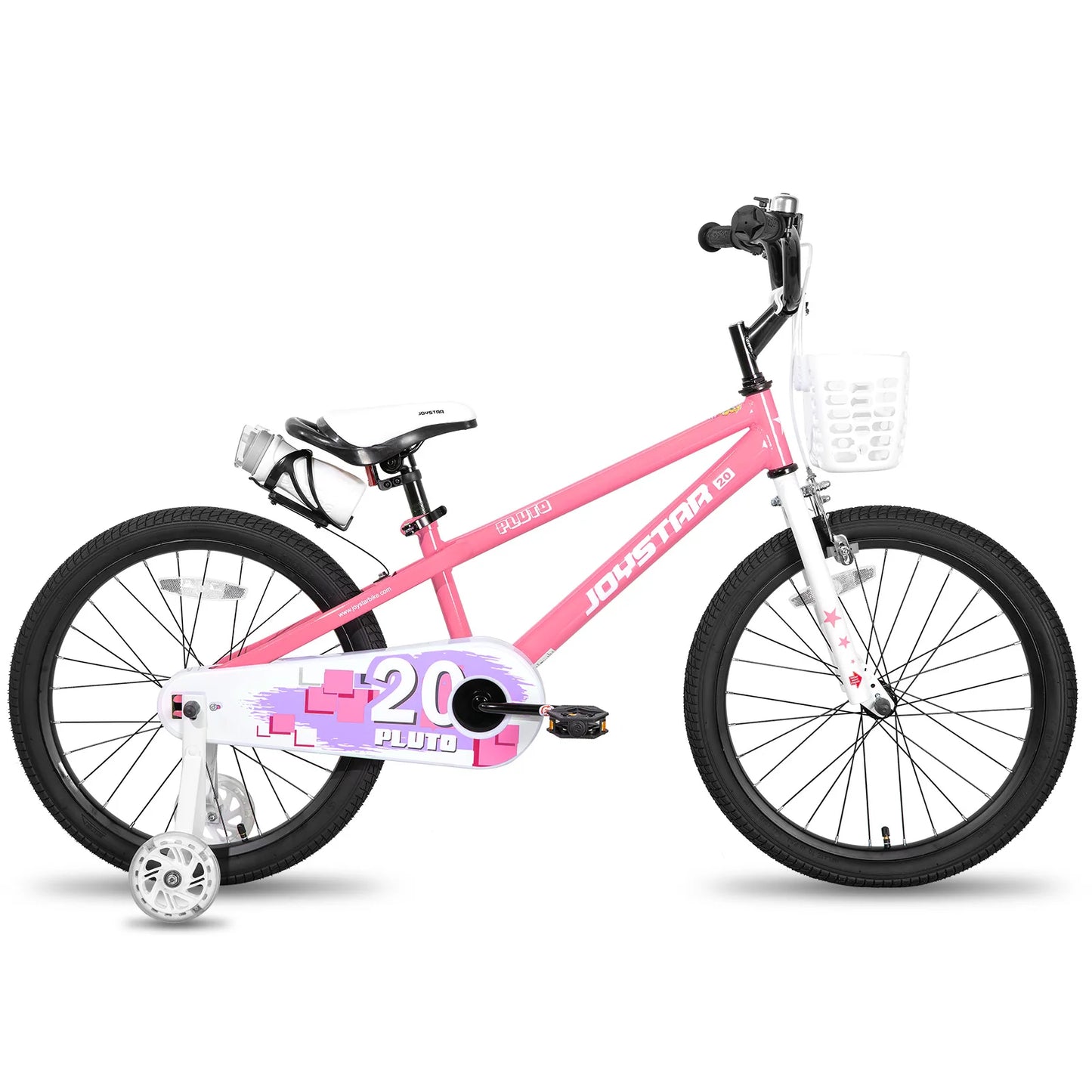 JOYSTAR Kids Bicycle Ages 3 To 12 Illuminated Training Wheels