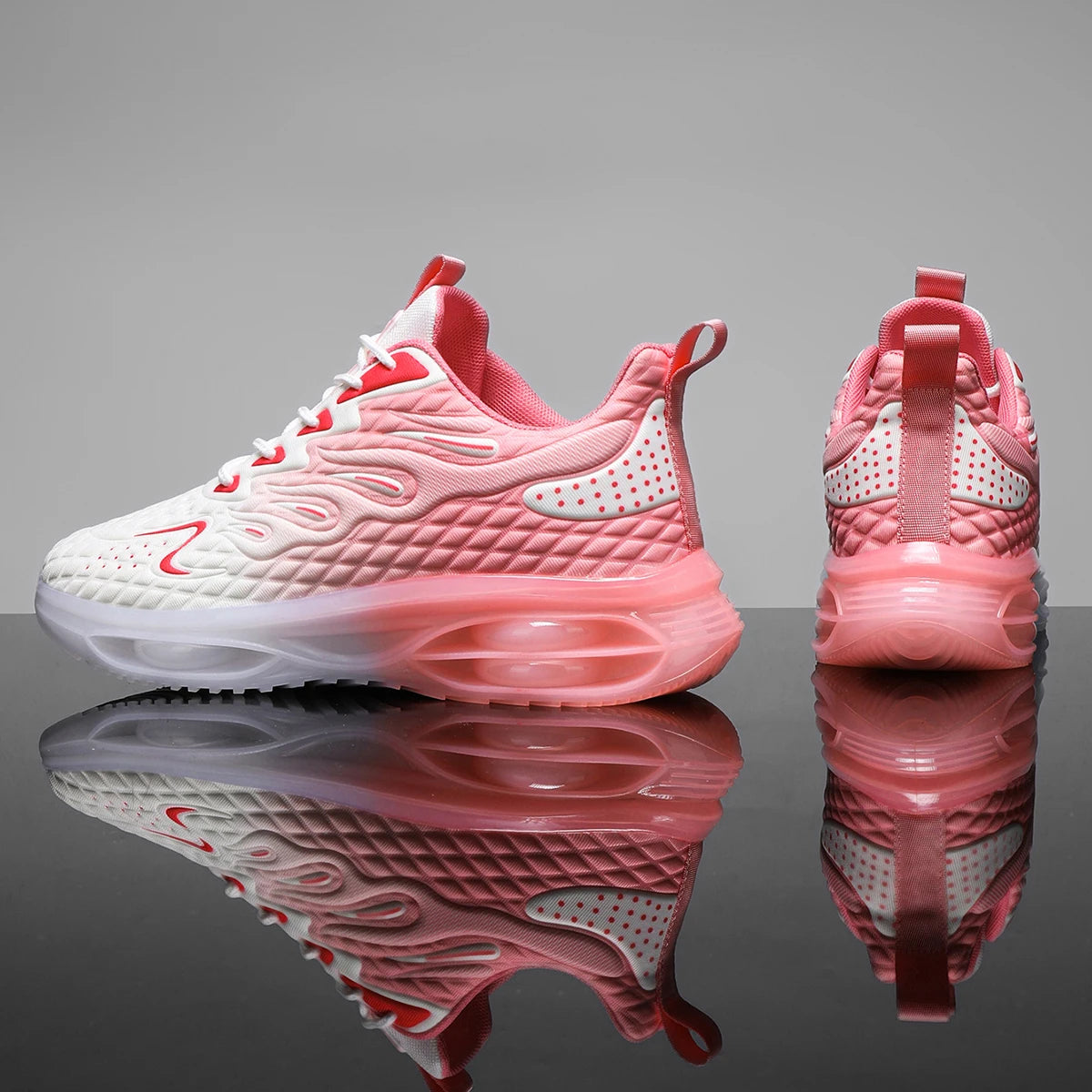 Unisex Mesh Casual Shoes Lightweight Breathable Non Slip Running Shoes