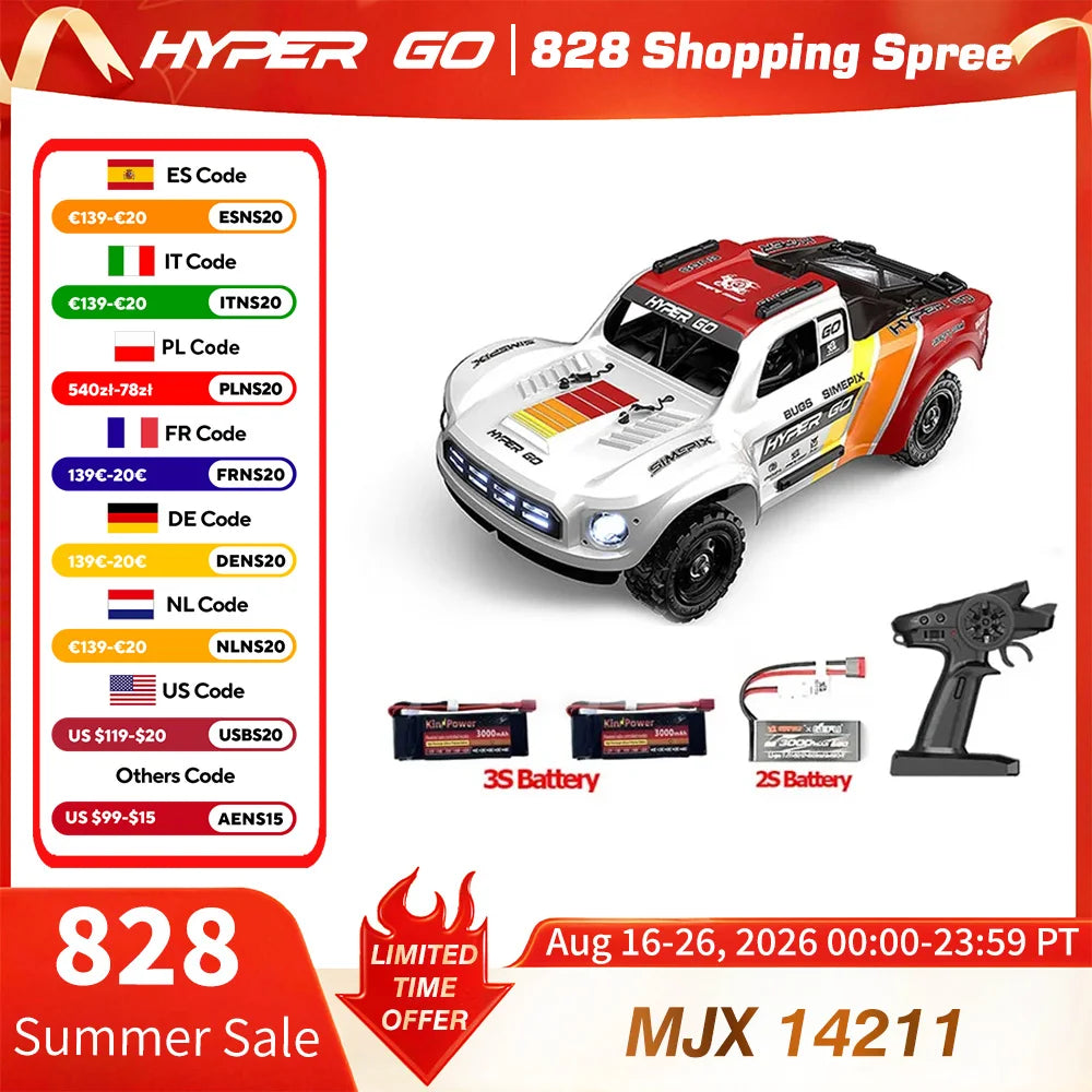 Jyscend Brushless 4wd Remote Off Road Racing Car With Gyroscope