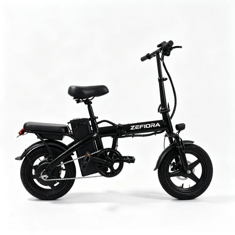 Zefiora Folding Electric Bike With Adjustable Seat