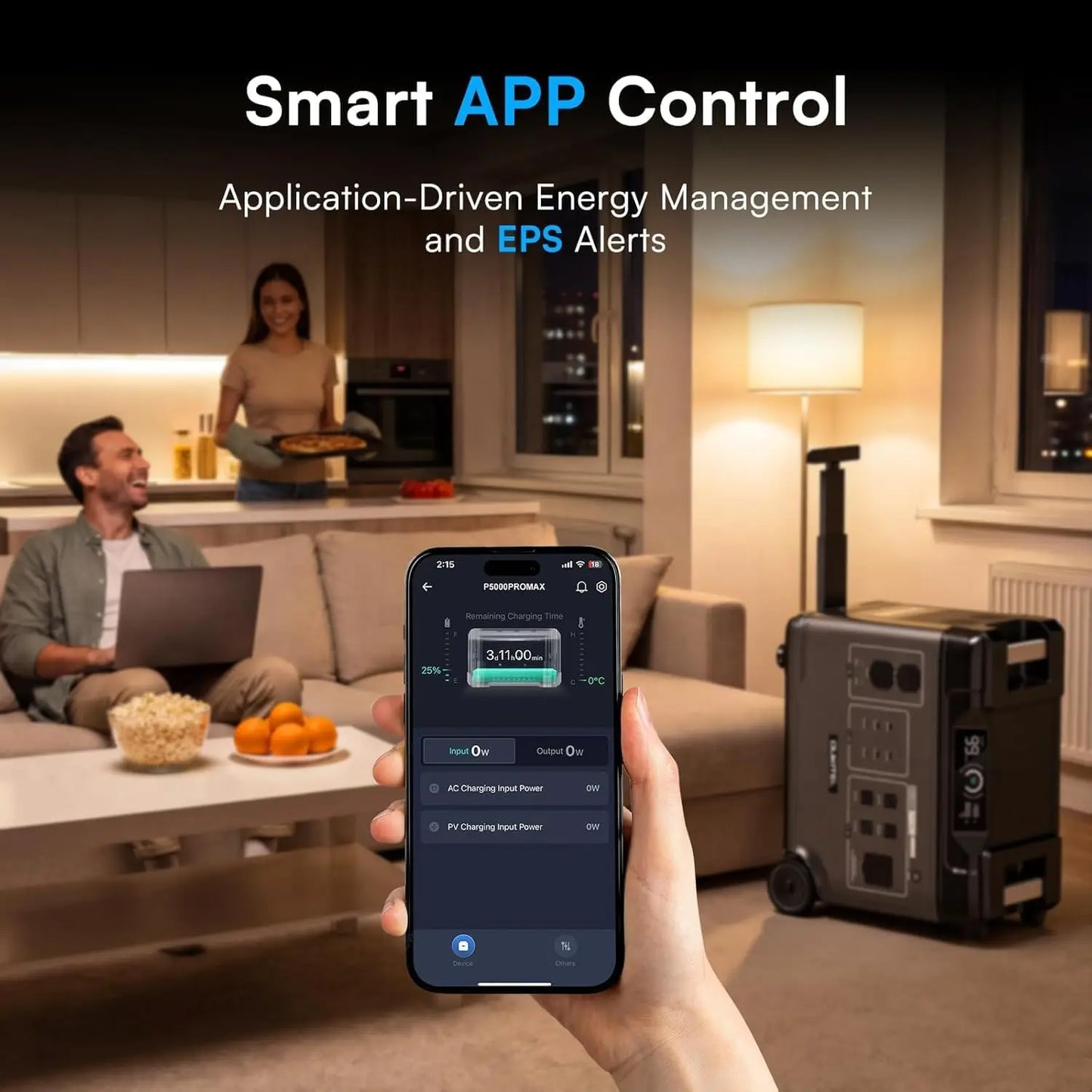 OUKITEL BP5000 Pro Max 5120Wh LiFePO4 Portable Power Station Solar Generator